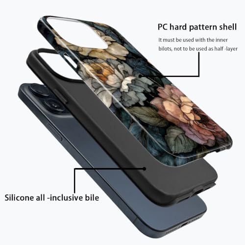 Coque iPhone 16 Pro Max antichoc anti-rayures protection complète fleurie - 3