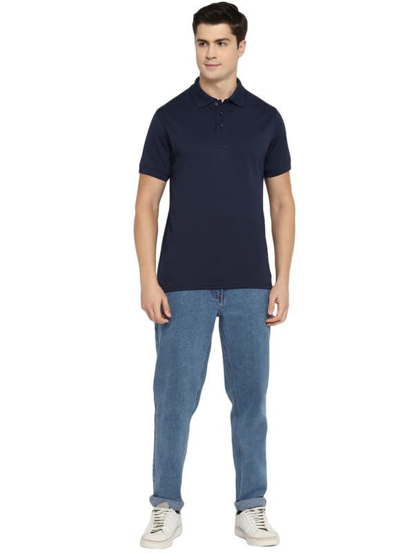 Image of Southern Alps Polo Collar T-Shirt with Moisture Wicking for Men