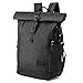 Produktbild Rucksack Damen Herren, Roll Top Rucksack mit USB fur 15.6 Zoll Notebook, Schulrucksack Laptop-Rucksack, Damen & Herren Roll Top Wasserdichter Wanderrucksack für Uni Reisen Freizeit Job