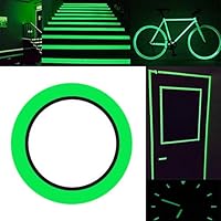 Gebildet Leuchtendes Band, Selbstklebendem Band, Warnband, Luminous Tape, Glow In The Dark, Wasserdicht, Abnehmbar, Langlebig, Tragbar, Stabil, Sicherheit / 1cm * 10m, 1Stück