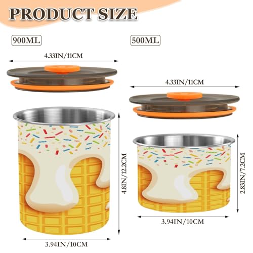 Envase hermético de acero inoxidable para café 500 ml miniatura 2