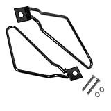 BTtime サイドバッグサポート ブラック 巻き込み防止 ブラケット バイク 左右 2個セット バイクパーツ 汎用