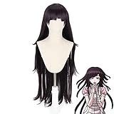 Oulores Dangan Ronpa Tsumiki Mikan Cosplay Wig Hair Role Play Halloween Christmas Comic Convention Costume Party Wigs + Wig Cap