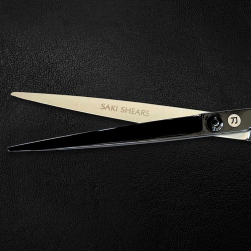 Saki Shears Katana Hair Cutting Scissors for Professionals - Japanese Hair Shears with Black Finish - Image 4