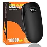 Nekuya Hand Warmers Rechargeable, 10000mAh Portable Electric Hand Warmer Reusable, 95-131 °F Smart...