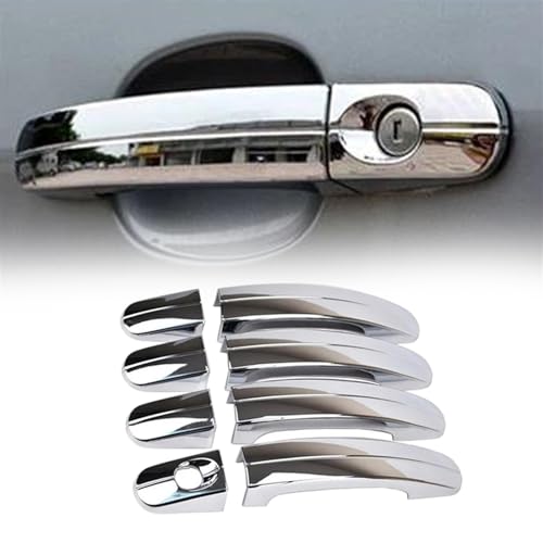 Garniture poignée de porte chromée style haut de gamme pour Ford S-Max