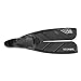 Oceanic Vortex V-6 Scuba Diving or Snorkeling Full Foot Fins-Size SM 6-7-Black