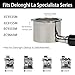 CAPFEI 51mm Bottomless Portafilter Compatible with De'Longhi La Specialista EC9335/9665/9155/9355 and DeLonghi Dedica Maestro EC900/EC950 | Black Handle