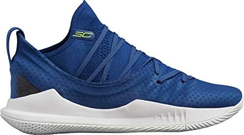 Under Armour Curry 5 erkek basketbol ayakkabısı, Fas Mavisi 401