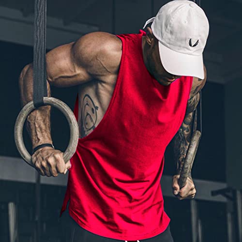 Image of COOFANDY Men Workout Tank Top 2 Pack Gym Bodybuilding Sleeveless Muscle T Shirts
