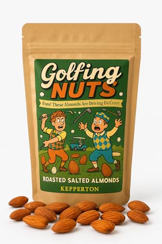 Golfing Nuts By Kepperton - Hilarious Gourmet Almond Snack