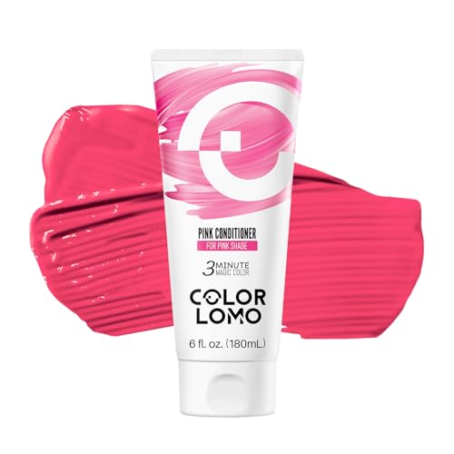 COLORLOMO Semi Permanent Hair Color Conditioner Pink 6 oz