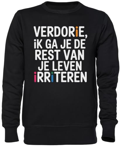 Sweat-shirt noir Verdorie le cadeau idéal à partager entre homme et femme