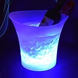 Contenido del paquete: 1pc * Cubo de hielo (con base). Batería: 2 * pilas AA (no incluidas)