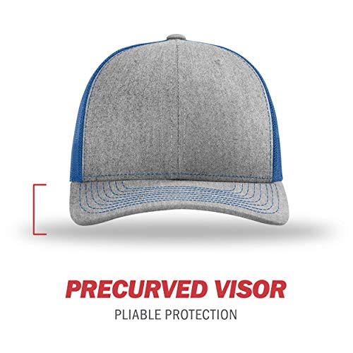 Image of Richardson 112P Patterned Snapback Trucker Hat - Custom Leather Patch Hat | No Minimals | Volume Tiered Pricing