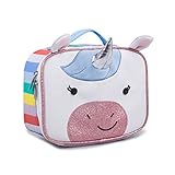 Wildkin Wild Bunch Insulated Lunch Box Bag for Toddler Boys & Girls, Kids Lunch Box Bag Measures 9 x 7 x 3.25 Inches, Perfect for School and Travel Lunch Bags, BPA-free (Unicorn)