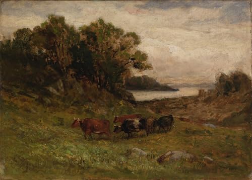 Cuadro de lienzo de Edward Mitchell Bannister para decorar tu dormitorio con arte, 60x90cm