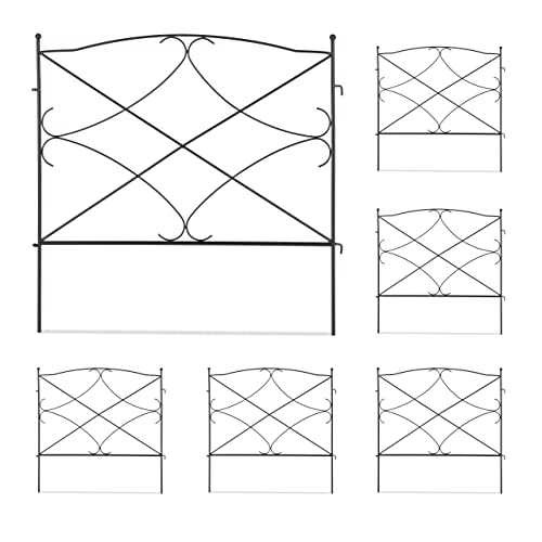 Relaxdays Beetzaun, HxB: je 60 x 59,5 cm, Garten Beeteinfassung zum...