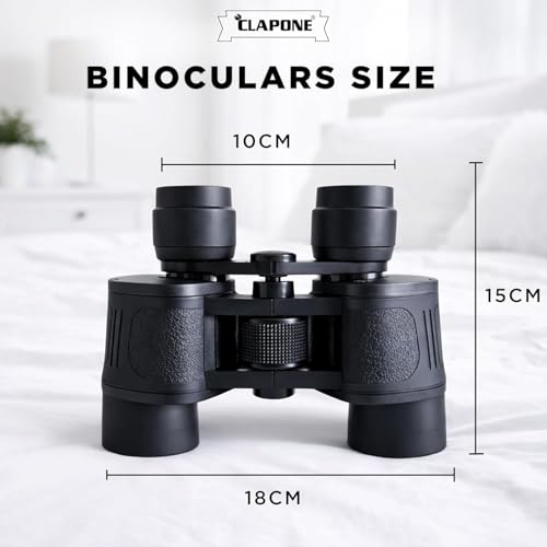 Image of Binoculars 8x40, High Power Long Distance Zoom, Clear Vision for Bird Watching, Travel, Hiking, Wildlife & Outdoor Activities