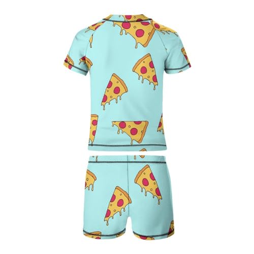 Pizza SliceChildren's Swimsuits Boys Two Piece Suit7-9Y（120cm）3
