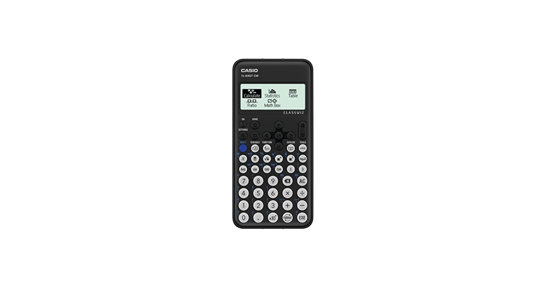 Calcolatrice Scientifica Casio FX-83GTCW Nera | Display Naturale | Consentita Per Esami UK GCSE E Superiori
