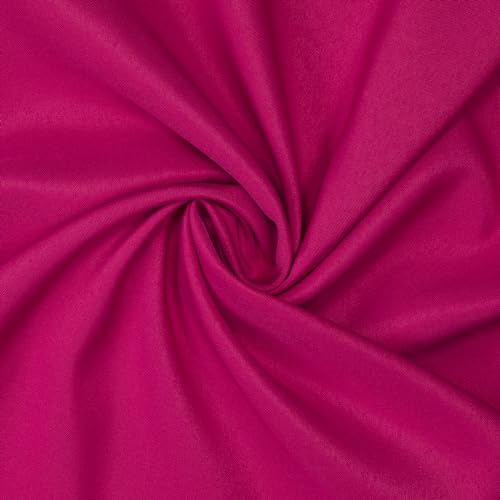 Image of Gee Di Moda Rectangle Tablecloth - 90 x 156 Inch Fuchsia Table Cloth for 8 Foot Tables with Floor-Length Drop - Heavy Duty Washable Fabric for Holiday Party, Dinner, Weddings & Baby Shower
