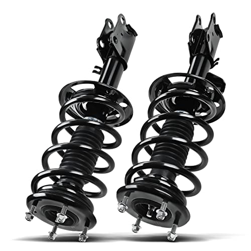 A-Premium Front Pair (2) Complete Shock Strut & Coil Spring Assembly Compatible with Ford Taurus SHO 2013 2014 2015 2016 2017 2018 V6 3.5L, Replace# 4333489L, 4333489R