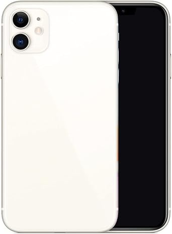 Non-Working Fake Phone Looks and Feels Like Real Phone, No-Logo Dummy Phone is Pretty Nice Replica Compatible with Phone 11. 11White_Blackscreen