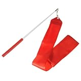 Crazy K&A 4M Dance Ribbon Gym Rhythmic Art Gymnastic Ballet Streamer Twirling Rod