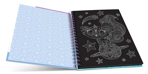 Nebulous Stars Large Coloring Book for Girls - 60 Black Coloring Pages - Comes with 8 Neon-Ink Gel Pens by Nebulous Stars - Image 7