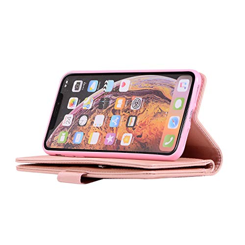 QC-EMART Custodia per iPhone XS Max Cover in Pelle...