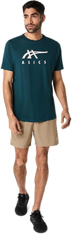 ASICS Men's STRIPE Short Sleeve TEE Running Apparel