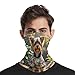 VTCTOASY Yorkie Floral Neck Gaiter Personalized Soft Windproof Face Covers Cozy Winter Neck Warmer Gator Scarfs Multipurpose Fashion Breathable Bandana Face Mask Scarf for Adult