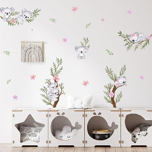 Amazon.com: wondever Koala Tree Branch Wall Decals Animal Koala Bear ...