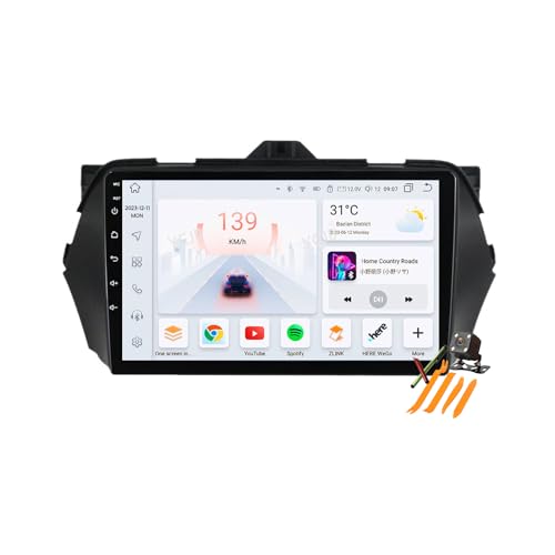 Stéréo Android 13 pour voyager en Suzuki Ciaz Alivio avec GPS et 5G