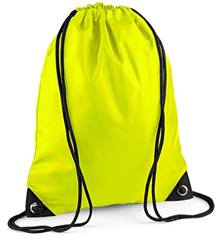 Shirtinstyle Sac de sport, Sac de sport, Gymsac, Sac à chaussures avec cordon beaucoup colorent - jaune fluo Cover