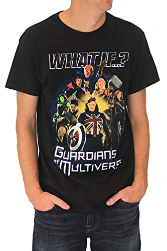 T-shirt Marvel homme noir What If Guardians of The Multiverse vêtement taille L
