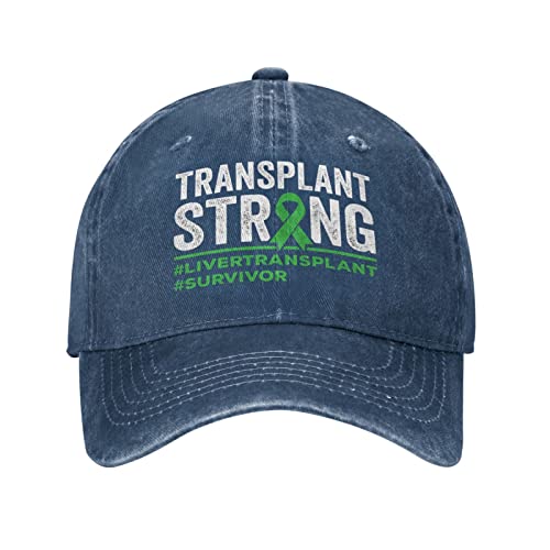 Liver Transplant Survivor Green Ribbon Baseball Cap