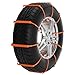 Topteng Tire Snow Chains, 10PCS Snow Tire Chain Anti-Skid Belt for Car Truck SUV Emergency Winter Driving (orange, 10Pcs)