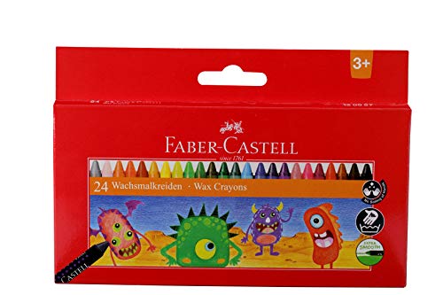 Faber Castell Wax Crayons - 24 Shades