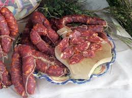 SALSICCIA LUCANA PICCANTE Kg 1,200 Circa la Confezione da 4 Pz. Gr.300