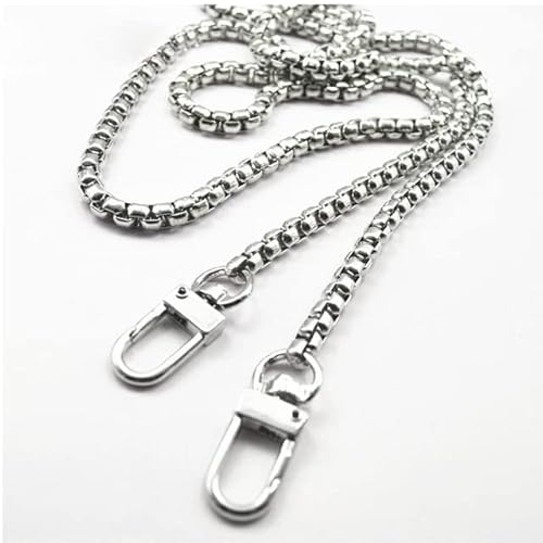 YEZINB Cadena de Bolsa de Acero - DIY 5.5mm   Cadena de reemplazo de Metal Correas de Bandolera para Bolso pequeño, Embrague, manijas de Monedero Cover
