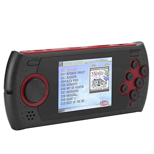 Mini Consola De Juegos Porttil 100 Juegos Clsicos Incorporados 1 GB De Memoria Gamepad Rojo con Pantalla De Color De 2.8 Pulgadas(Rojo)