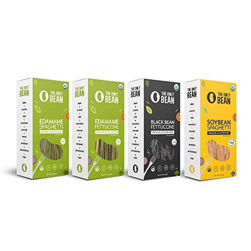 The Only Bean Organic Edamame, Soy, Black Soybean Spaghetti and