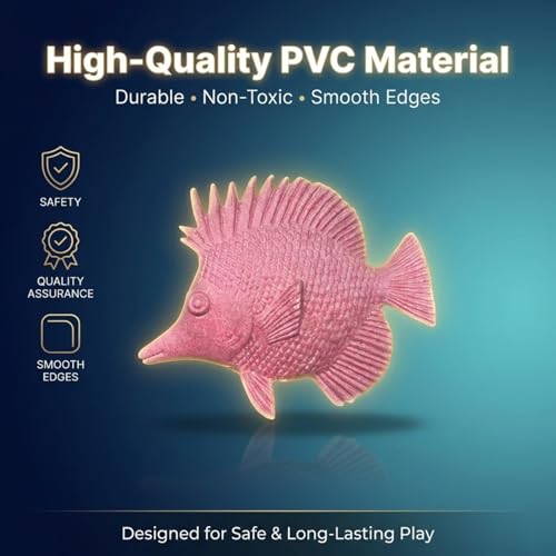 Image of ZESTHOME Ocean Animal Toys for Kids 3+, 17PCS Sea Animal Figures Set, Realistic Marine Creatures, Educational Learning Toy, Birthday Gift for Boys and Girls, Aquarium Decoration