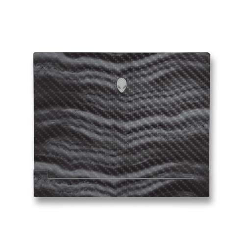 Image of MightySkins Carbon Fiber Skin Compatible with Alienware X14 R2 (2023) Full Wrap Kit - Smoky Quartz | Protective, Durable Textured Carbon Fiber Finish | Easy to Apply & Change Styles | Made in The USA