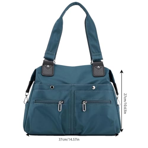 Sac fourre-tout étanche multi-poches en nylon léger pour femme