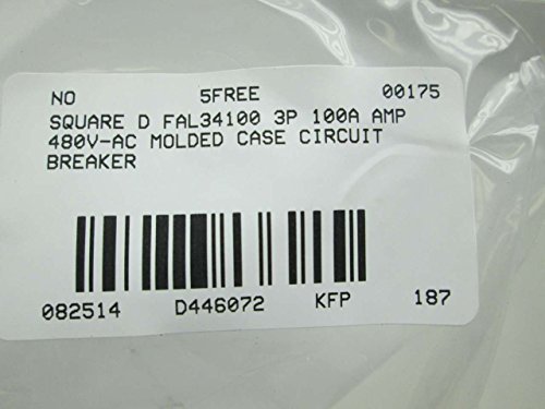 Circuit Breaker Square D Cat# Fal34100 100 Amp 3 Pole By Square D #TOP7