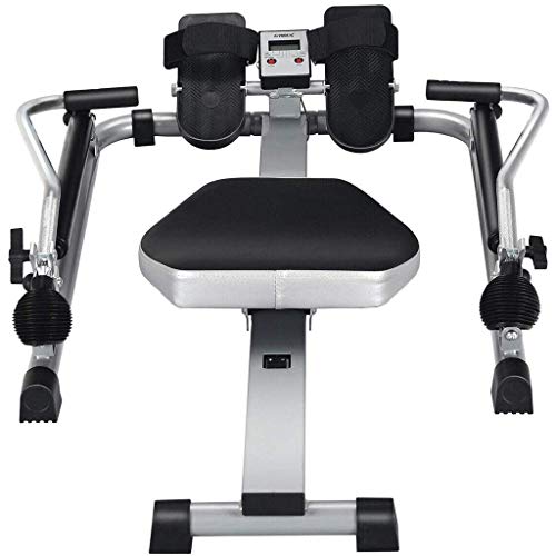 Image of Foldable Rowing Machines Fitness Home Gym Rowing Machine Rower W /Adjustable Double Hydraulic Resistance LCD Fitness Monitor Indoor Multifunctional Rowing Workout Equipment