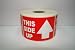 1 Roll of 100 2x3 ARROW This Side up Shipping Mailing Labels Stickers